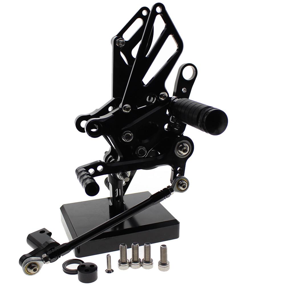 For Aprilia RSV4 RSV4R Factory 2009 2010 2011 Motorcycle CNC Rearset Footpeg Footrest Rear Set Foot Peg Pedal Accessories