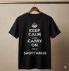 Unisex Graphic T-shirt Keep Calm I'm a Sagittarius Funny Zodiac Astrology T-Shirt - H242