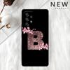 Розовый модный чехол с цветочным письмом для Samsung Galaxy A52 A12 A51 A32 A21s A71 A32 5G A12 A22 A53 A31 A13 A72, чехол для телефона