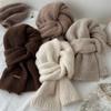 Шарф из альпаки для женщин, зимний, из смесовой шерсти, корейская версия, модный студенческий, высококлассный вязаный