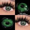 FUNSACHY 1 Pair Black Coloron Contacts Lens Yearly Use Natural Korean Brown Eyes Contact Gray Pupils Cosmetics Fashion Softlen