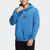 adidas neo Men's Blue Graffiti Logo Alphabet Print Hoodie HH8981