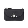 Кошелек для карт Vivienne Westwood Saffiano в форме полумесяца N401