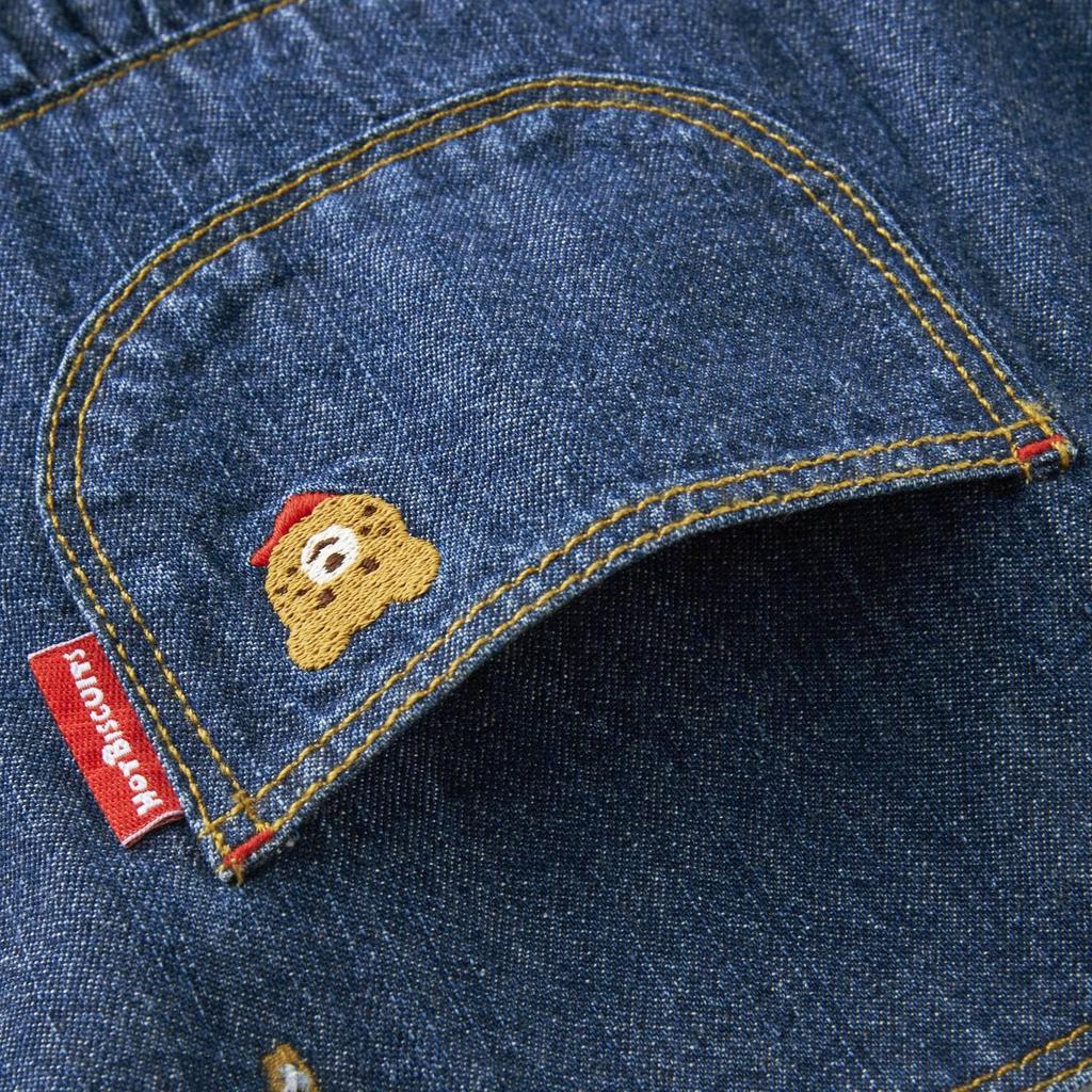 Юбка-джемпер HOT Детская одежда Индиго Синий LL [MIKIHOUSE BISCUITS] Для девочек Детская одежда (100-110cm) 70-1803-687