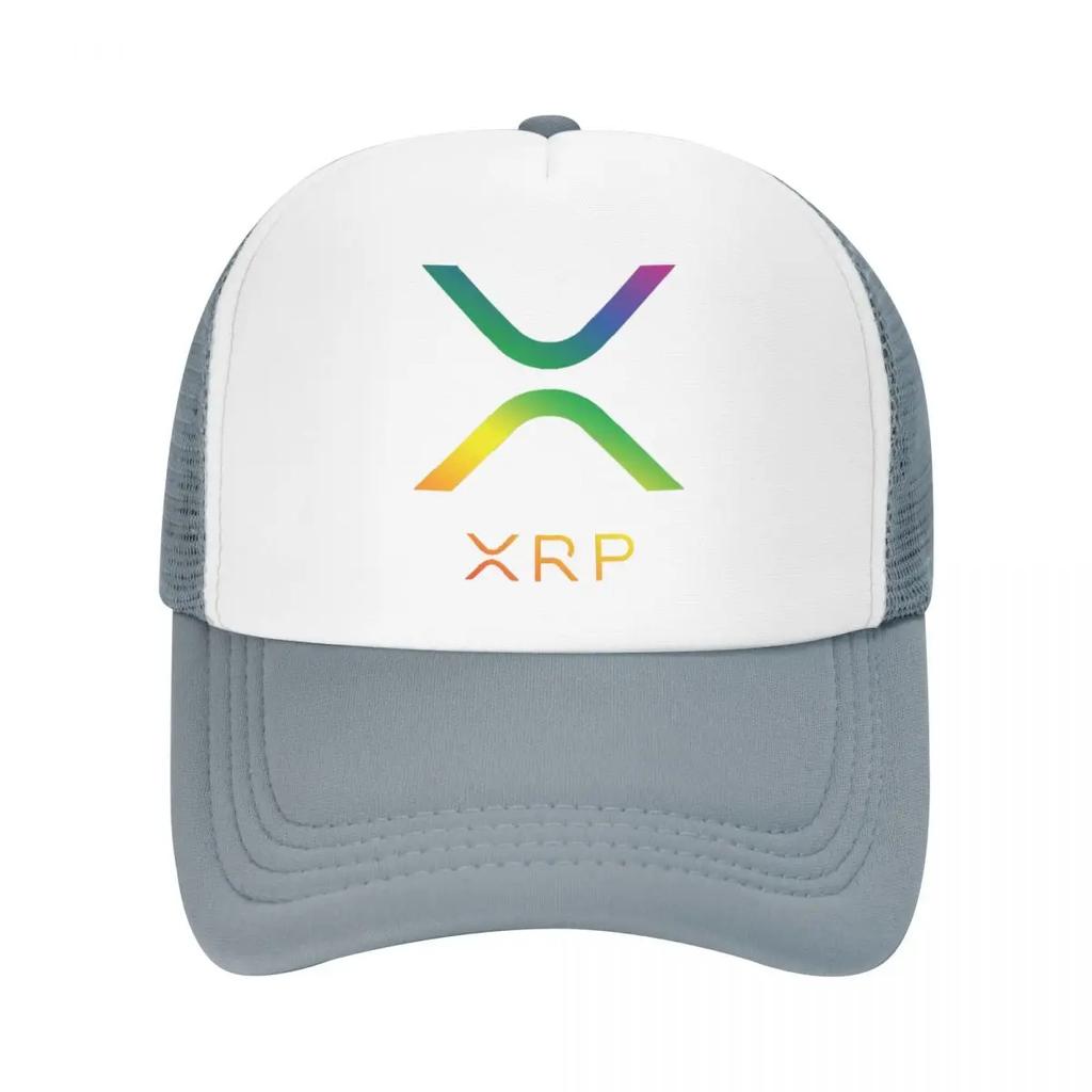 Custom Ripple XRP Trucker Hat Women Unisex Adjustable Adult Bitcoin Cryptocurrency Baseball Cap Outdoor Dad Hat