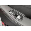 For Hyundai Sonata 2020-2023 Carbon Fiber Window Lift Lock Switch Panel Trim 4PC