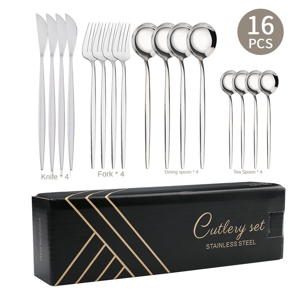 HANYANG 410 Посуда из нержавеющей стали. Товары для семейного отеля. Набор ножей, вилок и ложек для стейка. Посуда в западном стиле.