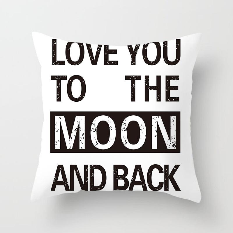 Valentine'S Day Love Pattern Throw Pillow Cover With Short Plush Print Living Room Sofa Decoration Cushion Cover Pillow Covers