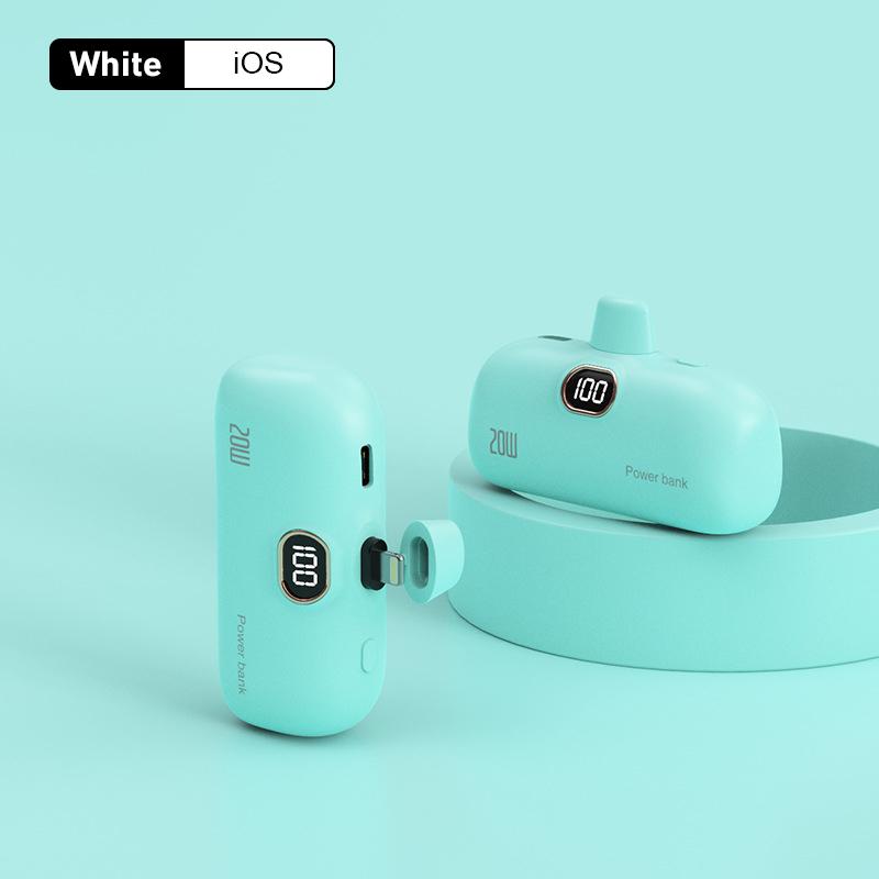 QGeeM 20 Вт Mini Power Bank 5000 мАч PowerBank QC PD Быстрая зарядка для iPhone 14 13 12 Batterie Externe Портативное зарядное устройство для Samsung Xiaomi