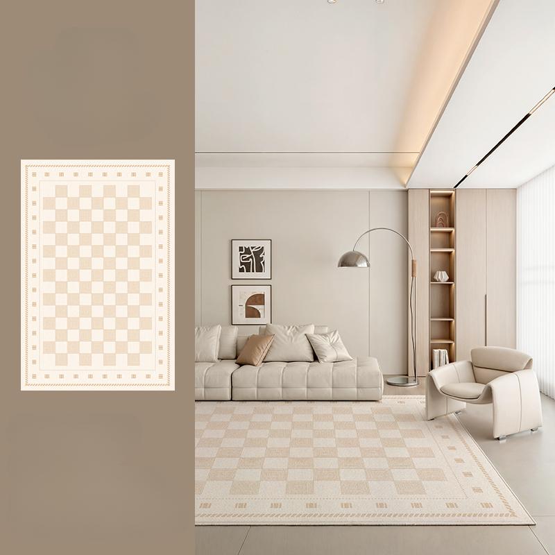 Cream Style Living Room Decoration Soft Carpet Washable bedside Floor Mat Large Area Rugs for Bedroom Anti-slip cloakroom Rug