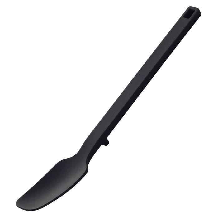 Yamazaki Silicone Spoon Black 2.5 x 2.5 x 19cm Tower Jam Spoon Spatula Heat Resistant 4279