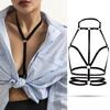 Simple Hot Girl Elastic Band Sexy Bikini Chest Chain Nightclub Strap Hollow Body Chain