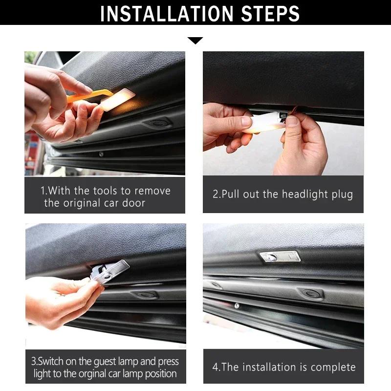LED Car Door Logo Lights For Mercedes Benz E C Class W205 ML AMG GLC GLE W247 W246 W176 GLA Projector Courtesy Welcome Lamps