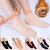 Women/Men Winter Warm Thicken Thermal Socks Wool Cashmere Snow Black Skin Seamless Sock Velvet Soft Boots Floor Sleeping Socks