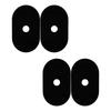 2/5pairs Bicycles Valve Rim Sticker Bike Tire Valve Sticker Rim Protection Pad Cycling Protective Adhesive Sticker