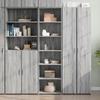 VidaXL Highboard Sonoma Grey 50x41x185 Cm Engineered Wood, Sideboard, Storage Cabinet, High Cabinet, Cabinet, Wardrobe 3281685