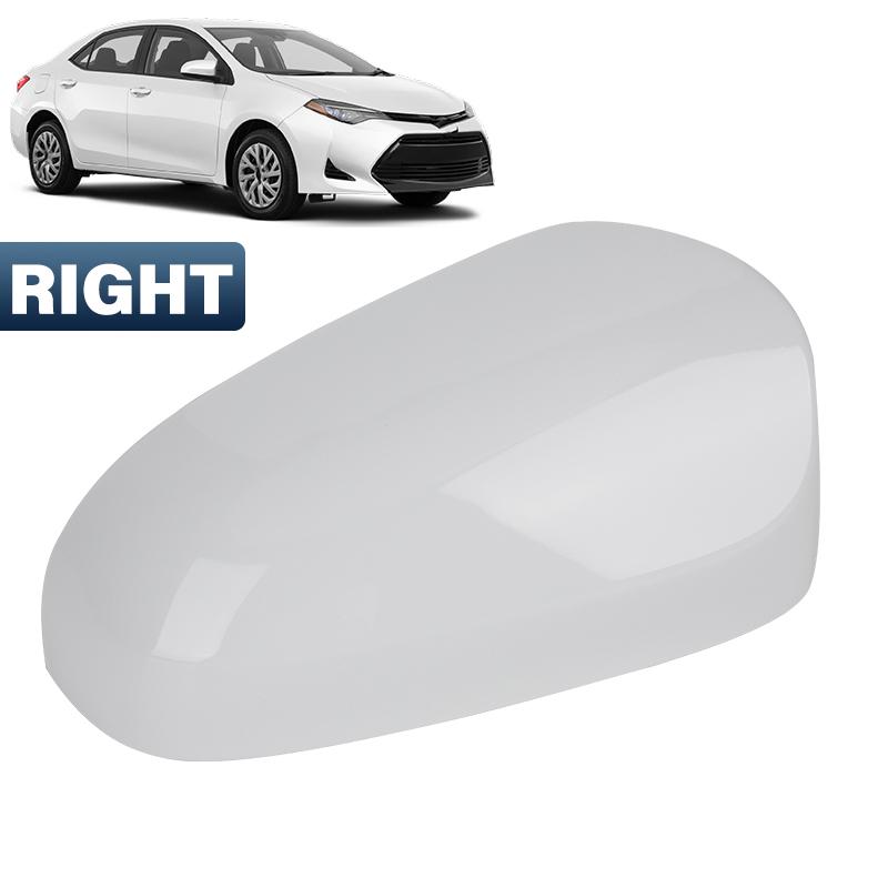 Side Mirror Cover Cap For Toyota Corolla 2014 2015 2016 2017 US Model W/O Turn Signal Light Glossy Black/White/Silver Mirror Cap