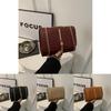 Fashionable Women's Spring Shoulder Bag Stylish Chain Crossbody Purse In Black Khaki Brown Burgundy White