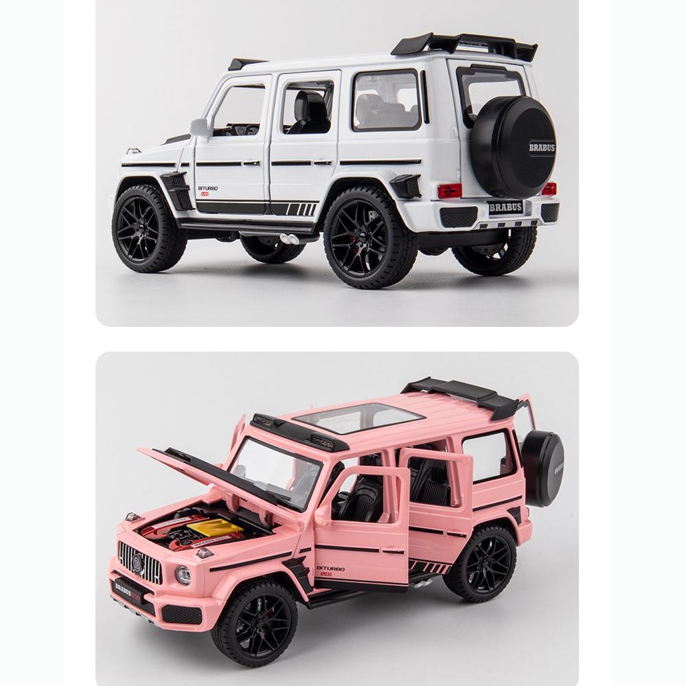 1:22 масштаба Benz G800, литая под давлением модель автомобиля из сплава, игрушечный автомобиль с откатным механизмом со светом и звуком для мальчиков и взрослых, подарок
