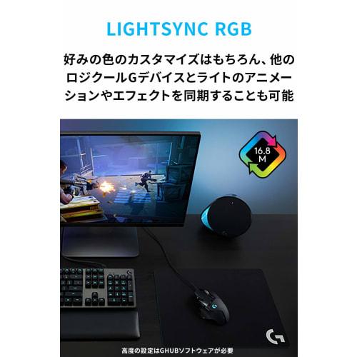 Logitech G Gaming Mouse G502 Wired USB Connection Mouse HERO 25K Sensor G502RGBhr LIGHTSYNC RGB 11 Program Buttons FPS / MMO / RPG Black PC Windows Ma
