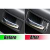 Carbon Fiber Interior Door Handle Bowl Panel Trim Fit For 08~14 Dodge Challenger