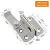 Stainless Steel Door Latch Anti-theft Sliding Bolts Lock Cabinet Latches Fitting  Home Hardware