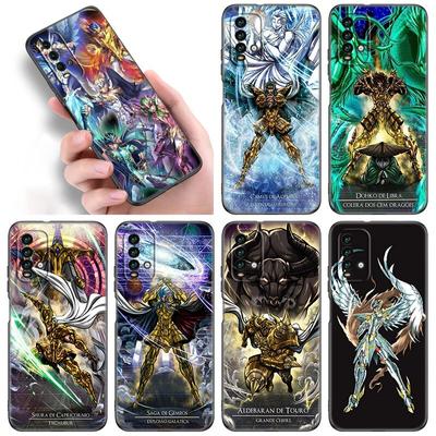 Чехол для телефона Anime Saint-Seiya для Xiaomi Redmi Note 10 9 Pro Max 10S 10T 9A 9C 9S 9T 8A 8T 8 7 Pro Мягкий черный чехол из ТПУ