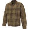 Sports Polo Check Long Sleeve Cotton Jacket Men Jacket Camel A63AF-EIG