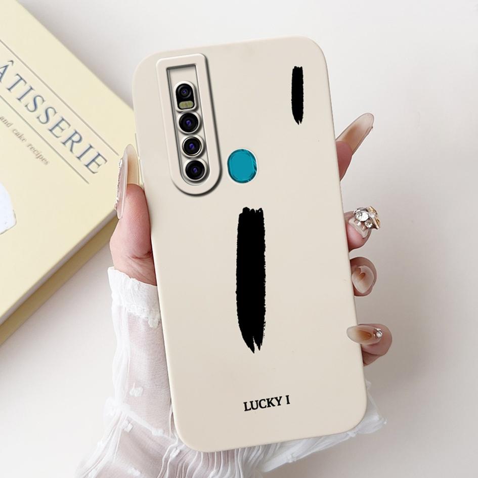 For Tecno Camon 15 Pro Case CD8 Luxury A Z Initial Letters Soft Silicone Bumper For Tecno Camon 15 Premier Camon15 Air CD6 Shell