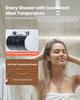 VEVOR Shower Faucet Set, 305 mm Thermostatic Ceiling Mount Rainfall Shower System with 152 mm Wall Mount Head and 2 in 1 Handheld Spray