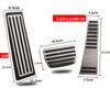 ulsap8 Car Accelerator Brake Pedal Footrest Pedal Plate Cover For Volvo XC60 XC90 S90 v90 s60 v60 xc40 Accessories 2022-25