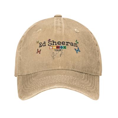 Lover Math Lyrics Ed Sheeraned Fan Tour Печатные кепки для мужчин и женщин Хлопковая кепка водителя грузовика Головной убор для отдыха Бейсболка Регулируемая