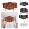 Lace Elastic Girdle Belts Tie Rope Tie Straps Wide Belts Elastic Corset Band  On Shirt Dress