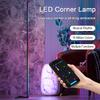 Smart RGBIC LED Corner Floor Lamp Music Sync 16 Million DIY Colors App&Remote Control Changing Ambient Lighting for Home Gaming