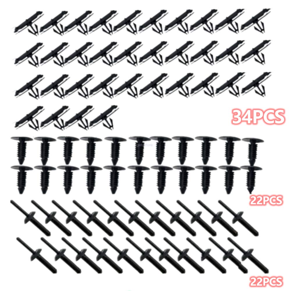 Kit Fixation 78 Clips Fender Pour 2007-2017 Wrangler Jeep Rubicon Jk