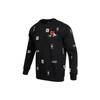 adidas Свитшот с мульти-логотипом FW22, с круглым вырезом, свободный, комфортный, повседневный, спортивная одежда, пуловер, топ, мужской, черный, HN8982