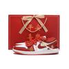 Jordan Air Jordan 1 Винтажные Баскетбольные Кроссовки Мужские Низкие Красные Белые FJ3459-160(Team59-SBOX)