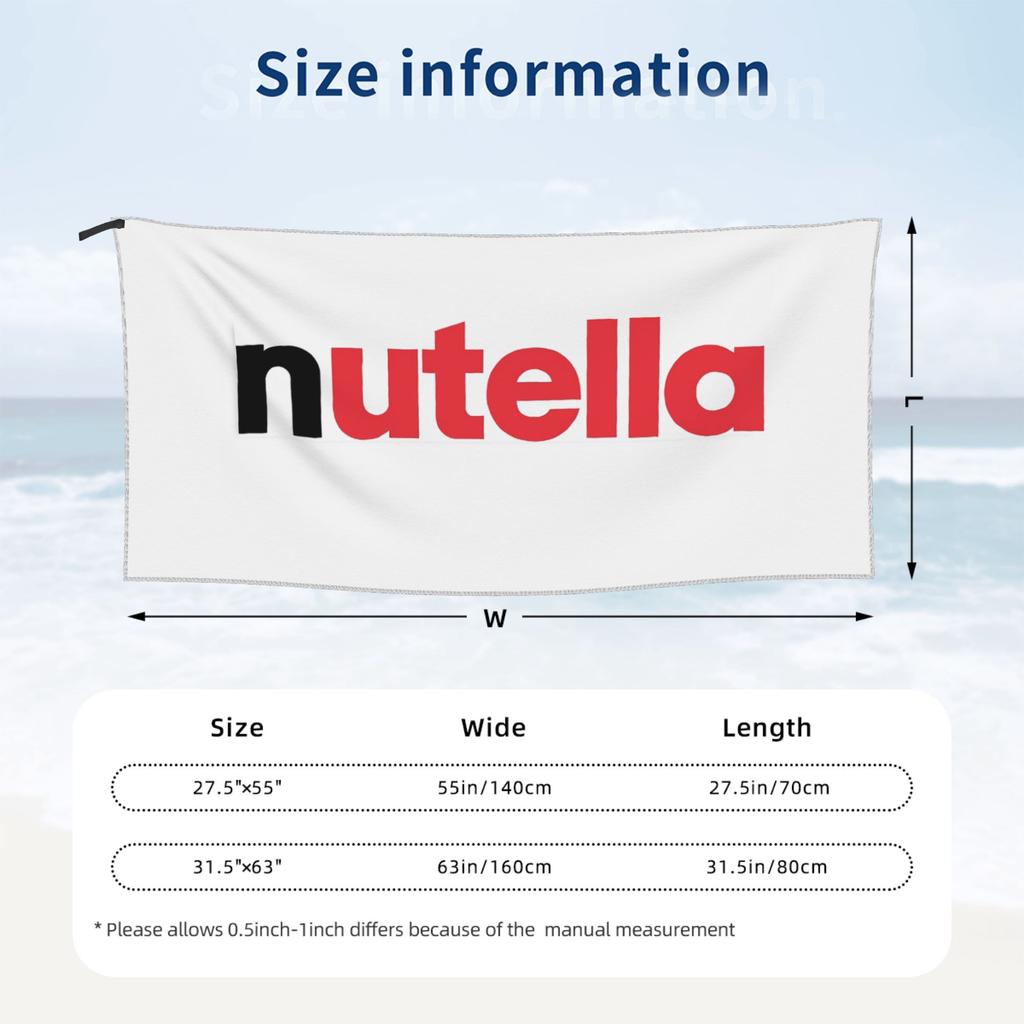 Towel Microfiber Beach Soft Nutella Quick Dry Absorbent Quick Towels For Swimming
