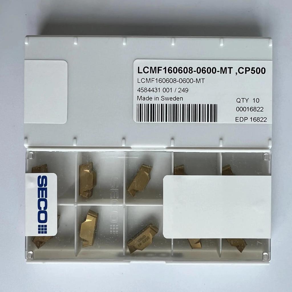 Seco / LCMF160608-0600-MT, CP500 /Original Genuine CNC Alloy Blade 10 PCS