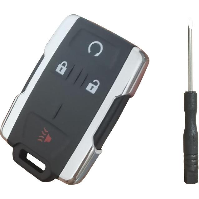 Замена корпуса брелока подходит для GMC Sierra Chevrolet Silverado 1500 2500 3500 2014 2015 2016 2017 2018 GMC Canyon Chevy Colorado 2015-
