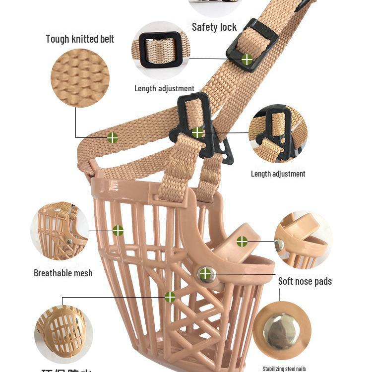 «Намордник против лая и укусов для маленьких собак — предотвращает укусы, лай и облизывание, идеально подходит для Тедди и Корги».