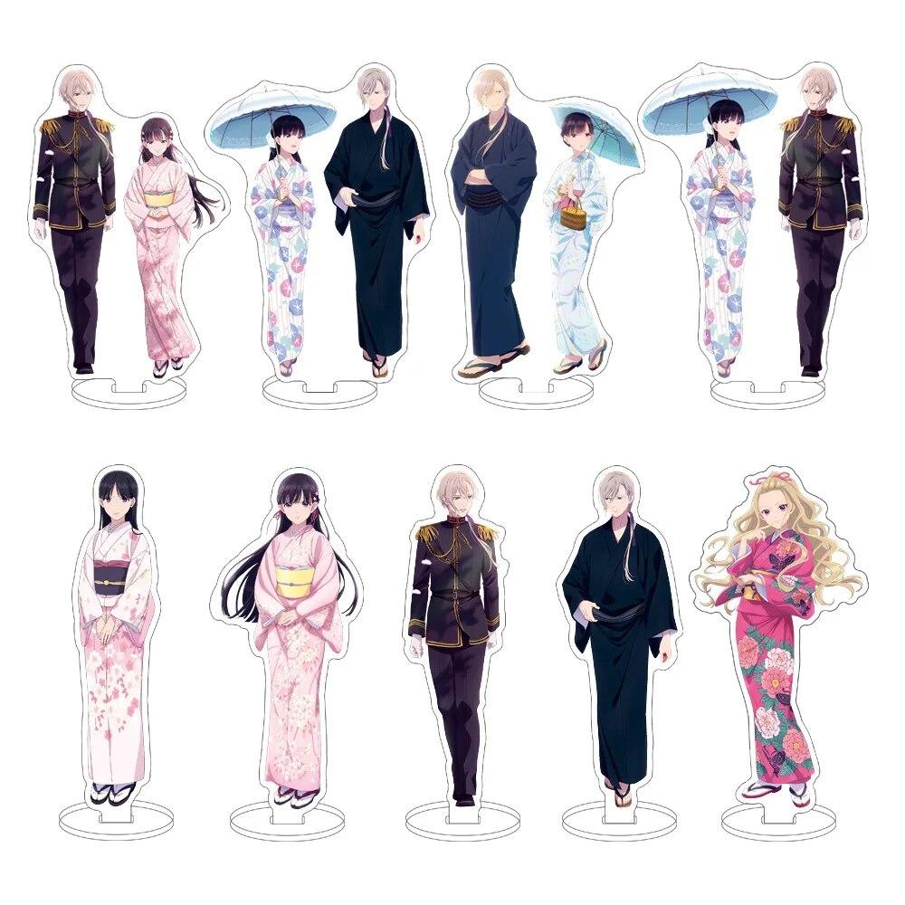 Горячая подставка для аниме Watashi No Shiawase Na Kekkon Kudou Kiyoka My Happy Marriage Saimori Miyo, дисплей, украшение для рабочего стола, вентилятор, сбор