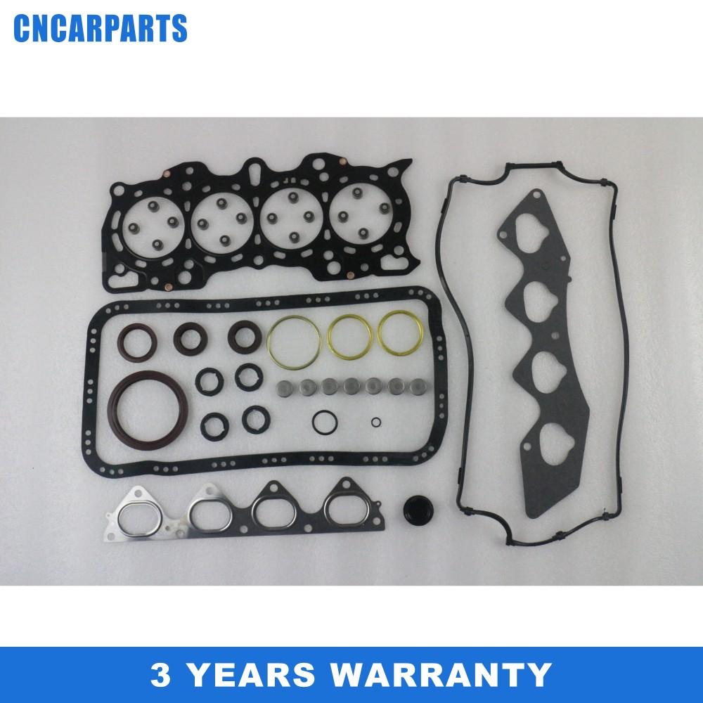 FULL HEAD OVERHAUL ENGINE GASKET Set FIT For Acura Integra LS RS GS 1.8L 1834CC L4 DOHC (16 VALVE) B18A1 B18B1 1990-2001 VRS