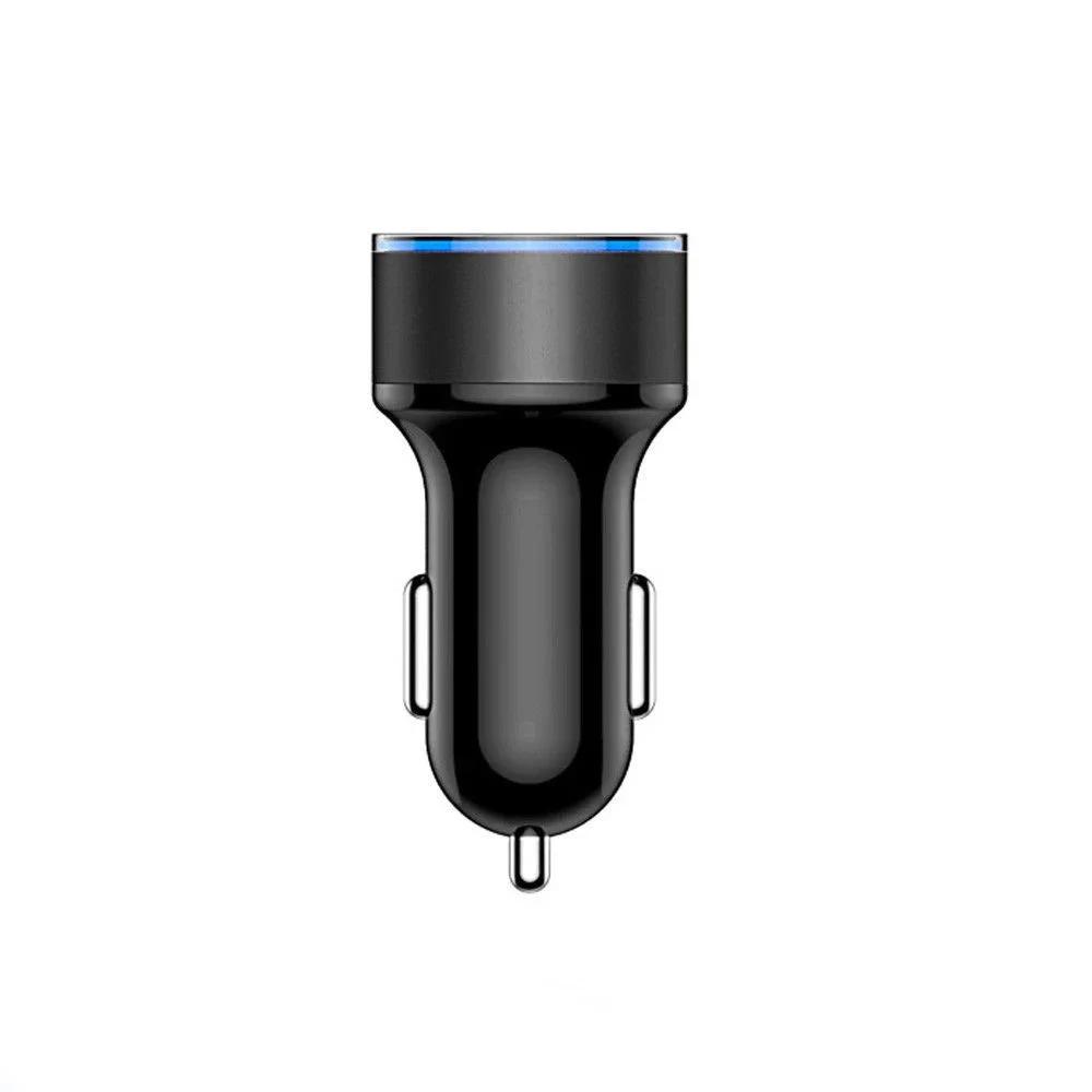 5 В 3,1 А автомобильное зарядное устройство Dual USB QC адаптер прикуривателя светодиодный вольтметр для всех типов мобильных телефонов быстрая зарядка