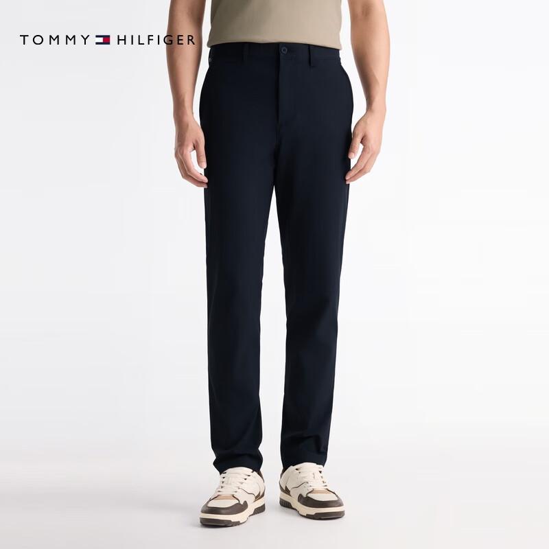 Tommy Hilfiger Мужские охлаждающие эластичные повседневные брюки прямого кроя
