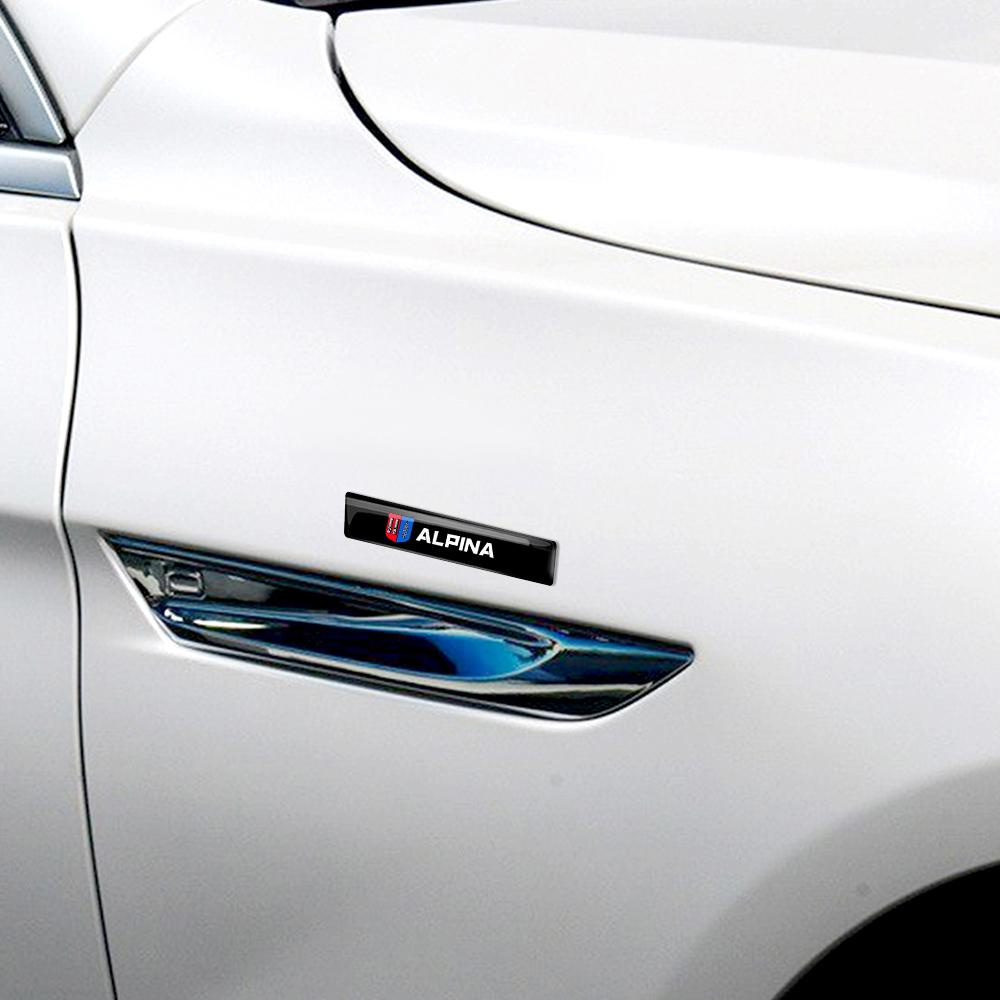 10pcs 3D Epoxy Car Interior Exterior Decoration Stickers for BMW 50th Motorsport M Performance M3 M4 M5 Power Alpina Badge LOGO LK5