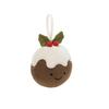 Jellycat Рождественская коллекция Еда Пудинг Украшение Спутник и Успокаивающая Кукла Плюшевая Кукла Высотой 10 см