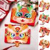 Dragon Chinese Red Envelope Paper Money Pocket Hong Bao Folding Red Envelopes  Chidren Gifts