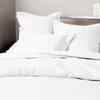 Flat Sheet In Combed Cotton Percale "Julian" All Sizes Pure Cotton - Julian Neige - 240 X 300 Cm for Double Bed