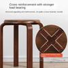 Modern Rubber Wooden Stools Practical Round Stacking Living Room Stool Kitchen Small Chair for Home/Restaurants/Hotel/Bar